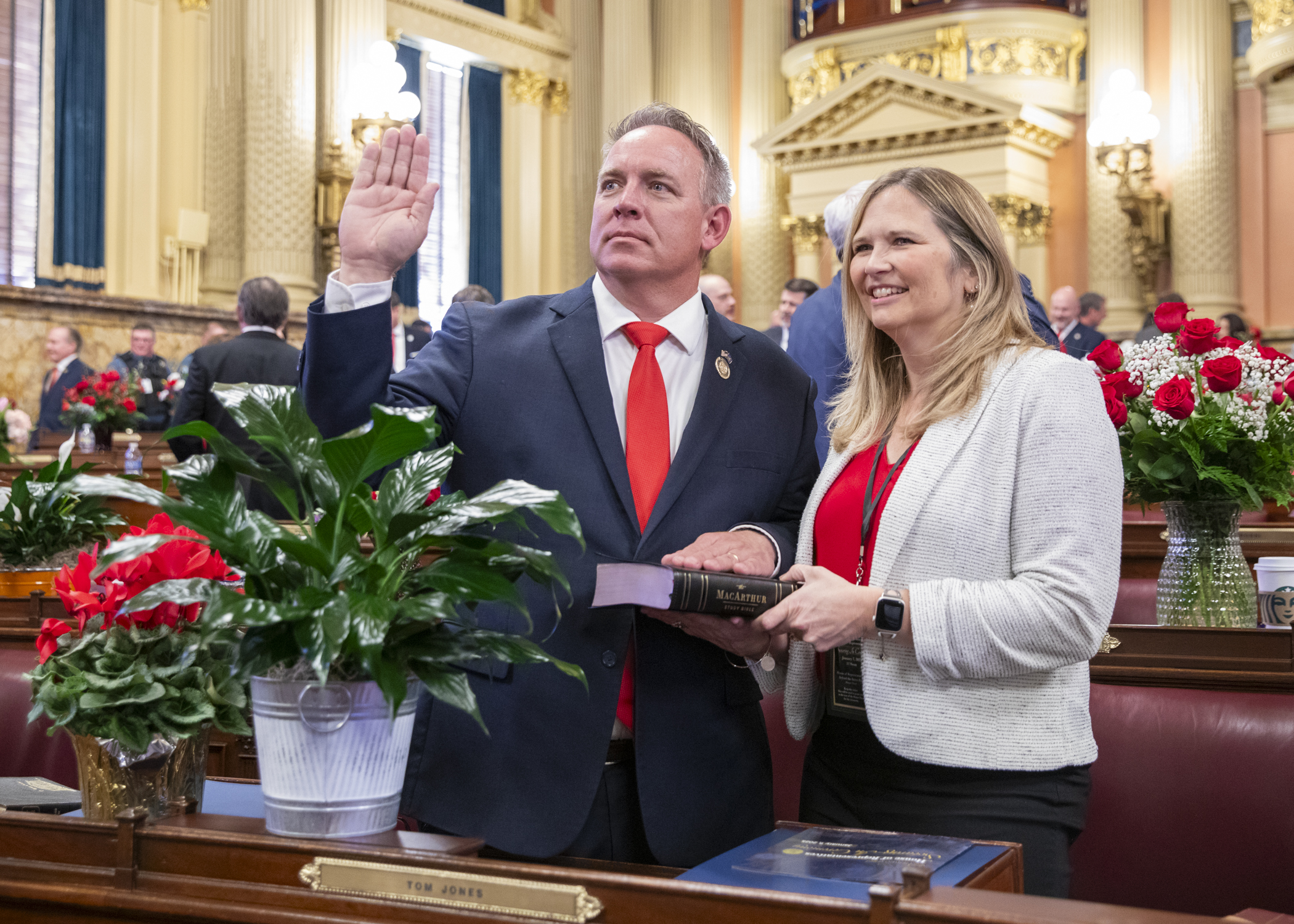 Jones Sworn in to Second Term in Office